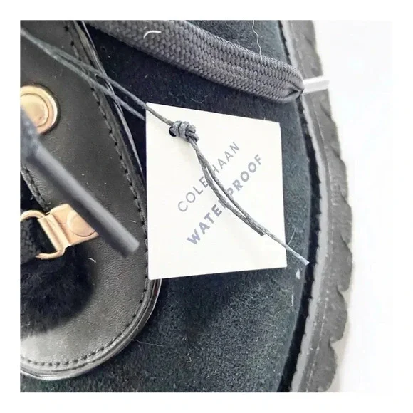 NWT Cole Haan Zerogrand Explore Shearling Waterproof Upstate Hiker Boot size 9.5 - Picture 4 of 13